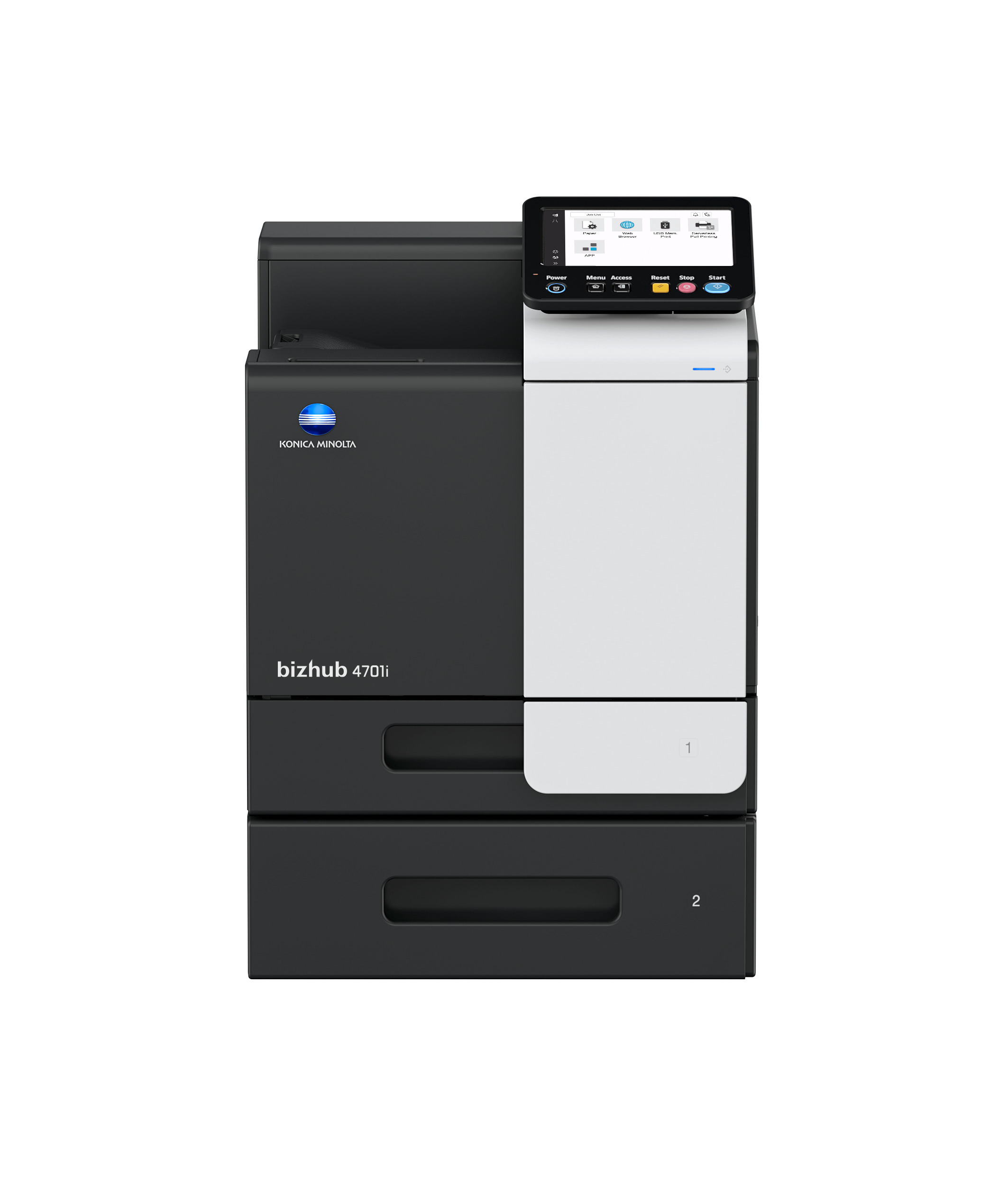 bizhub 4701i extra paper tray