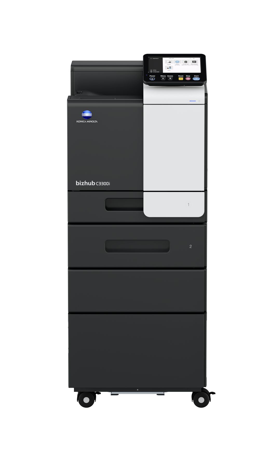 bizhub C3300i con equipo completo