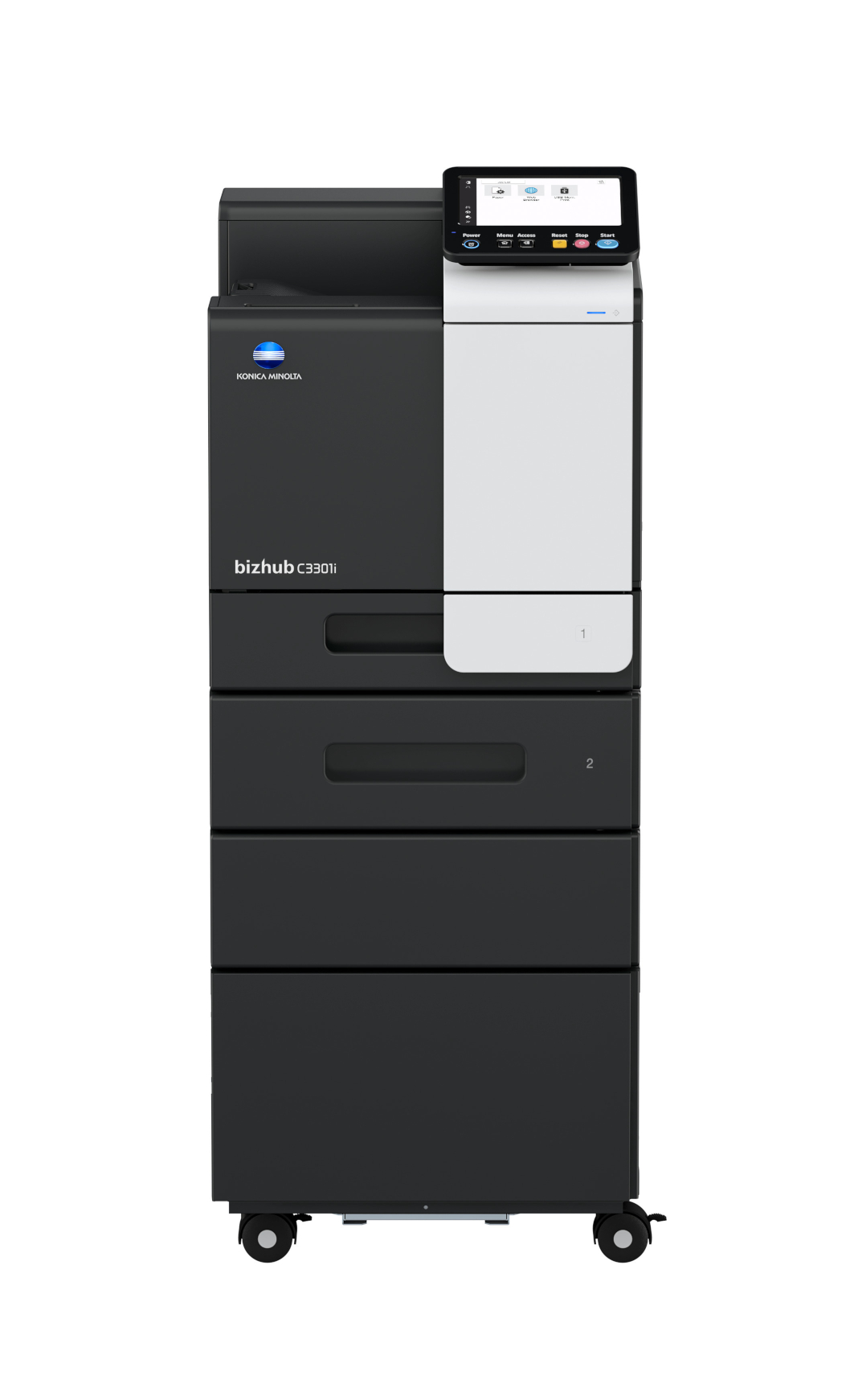 bizhub C3301i con equipo completo
