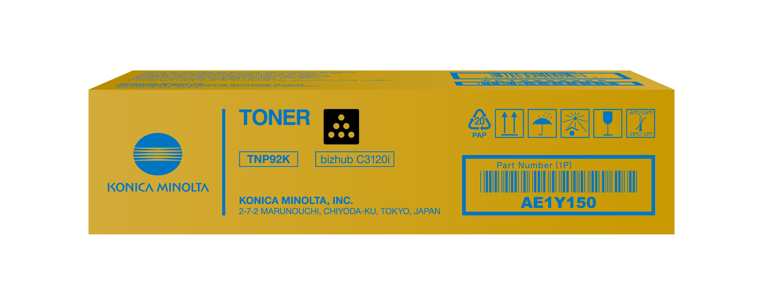 Tóner Negro para bizhub C3120i - TNP92K
